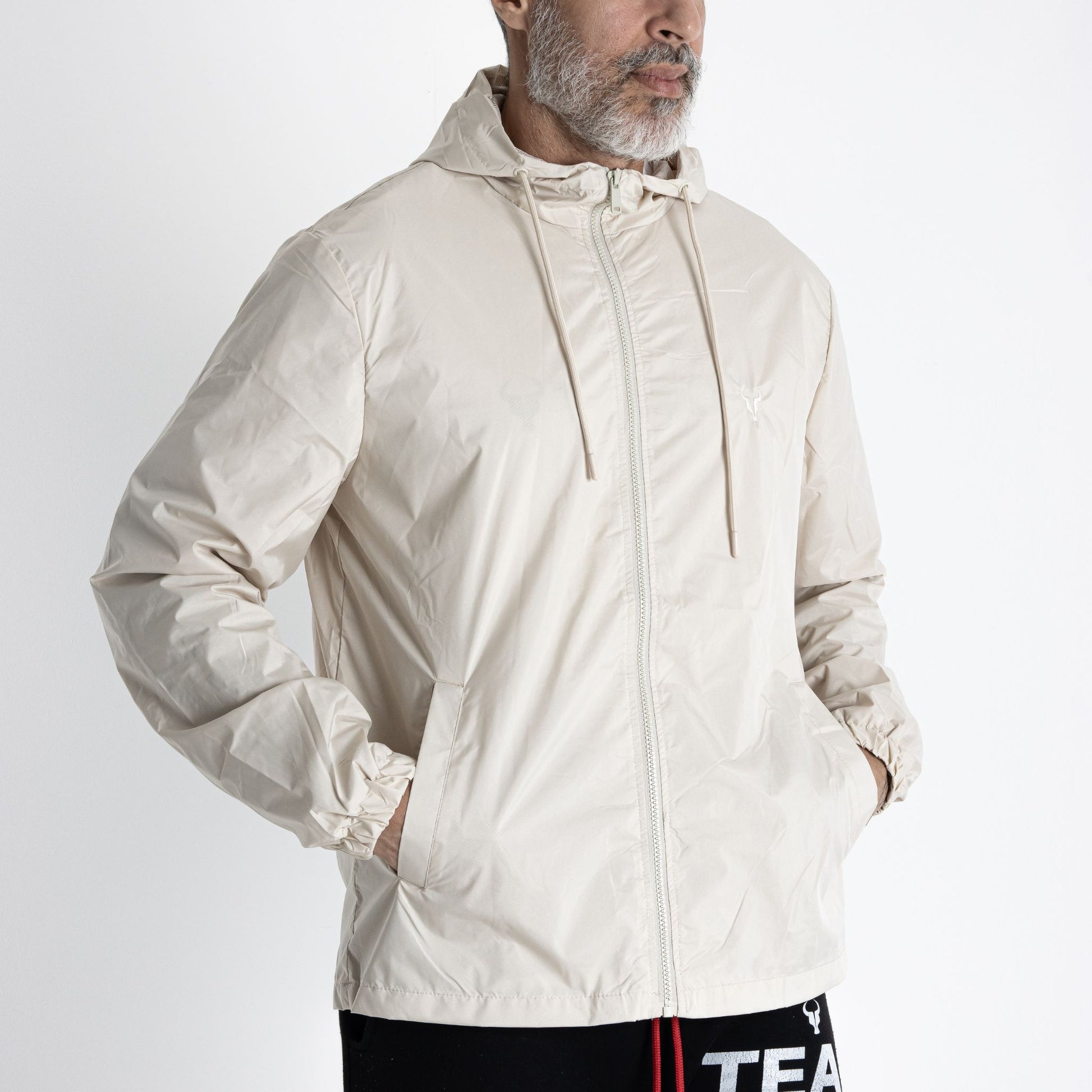 Jaqueta TORO Corta Vento impermeável Off White