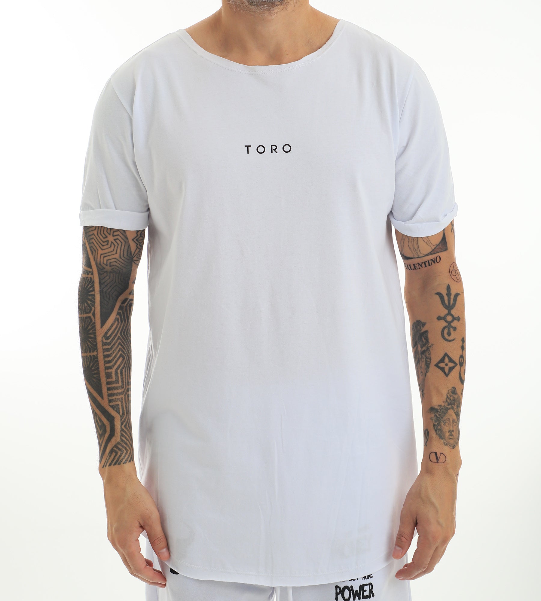 T-shirt Toro Longline Branca