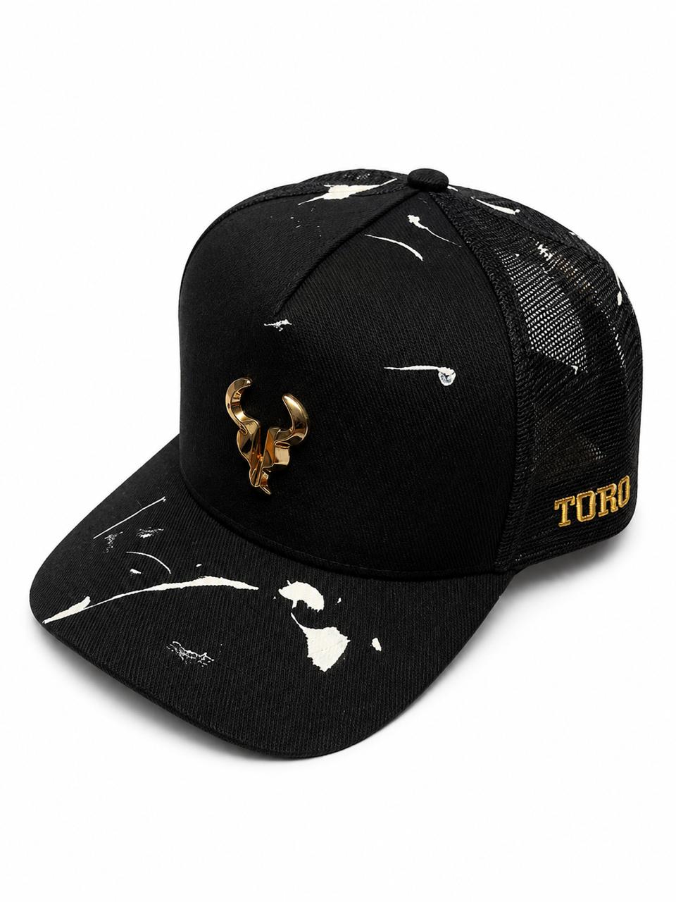 Boné Toro Preto Trucker Sp. Ed. Gold- Custom 3