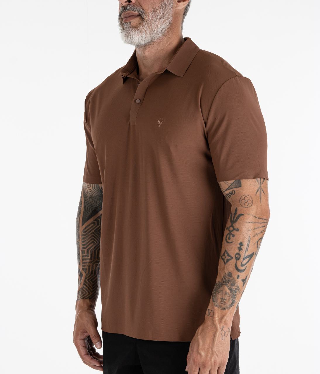 CAMISA POLO TORO TECH Marrom