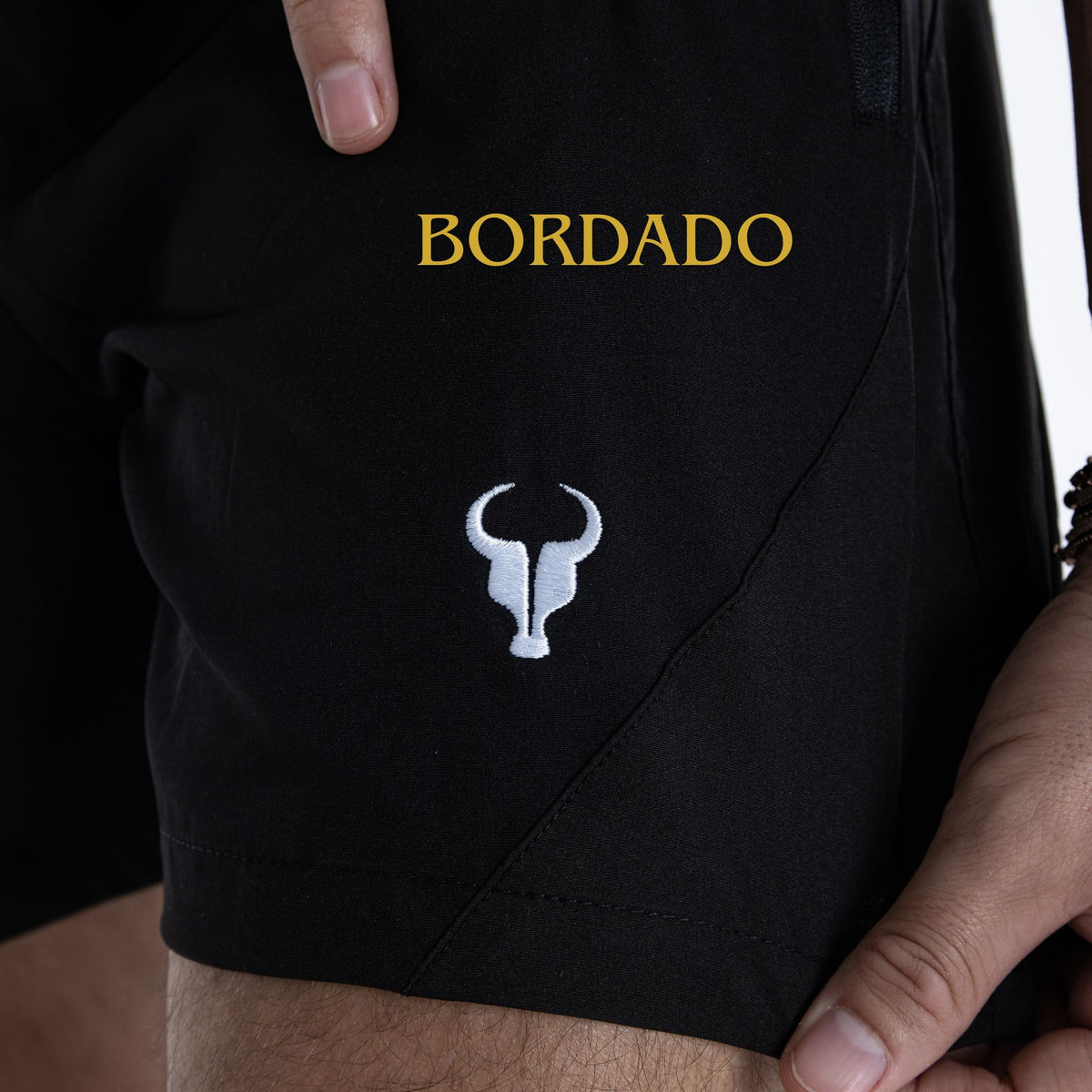 Short Toro Masculino HYBRID Black c/ forro e zíper