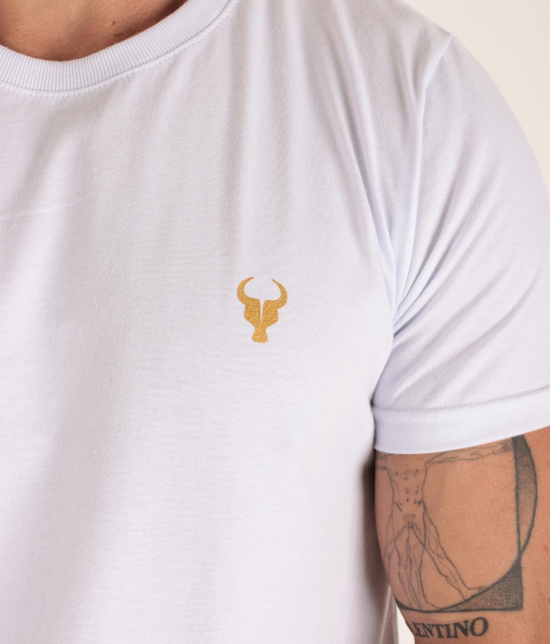 T-shirt Toro Branca Básica Gold