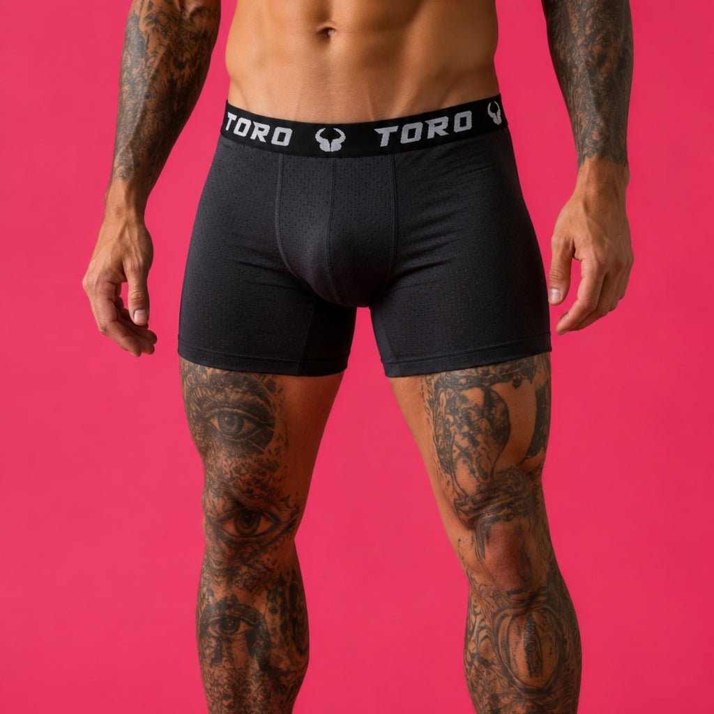 Cueca Toro Dry Preta c/ elástico branco