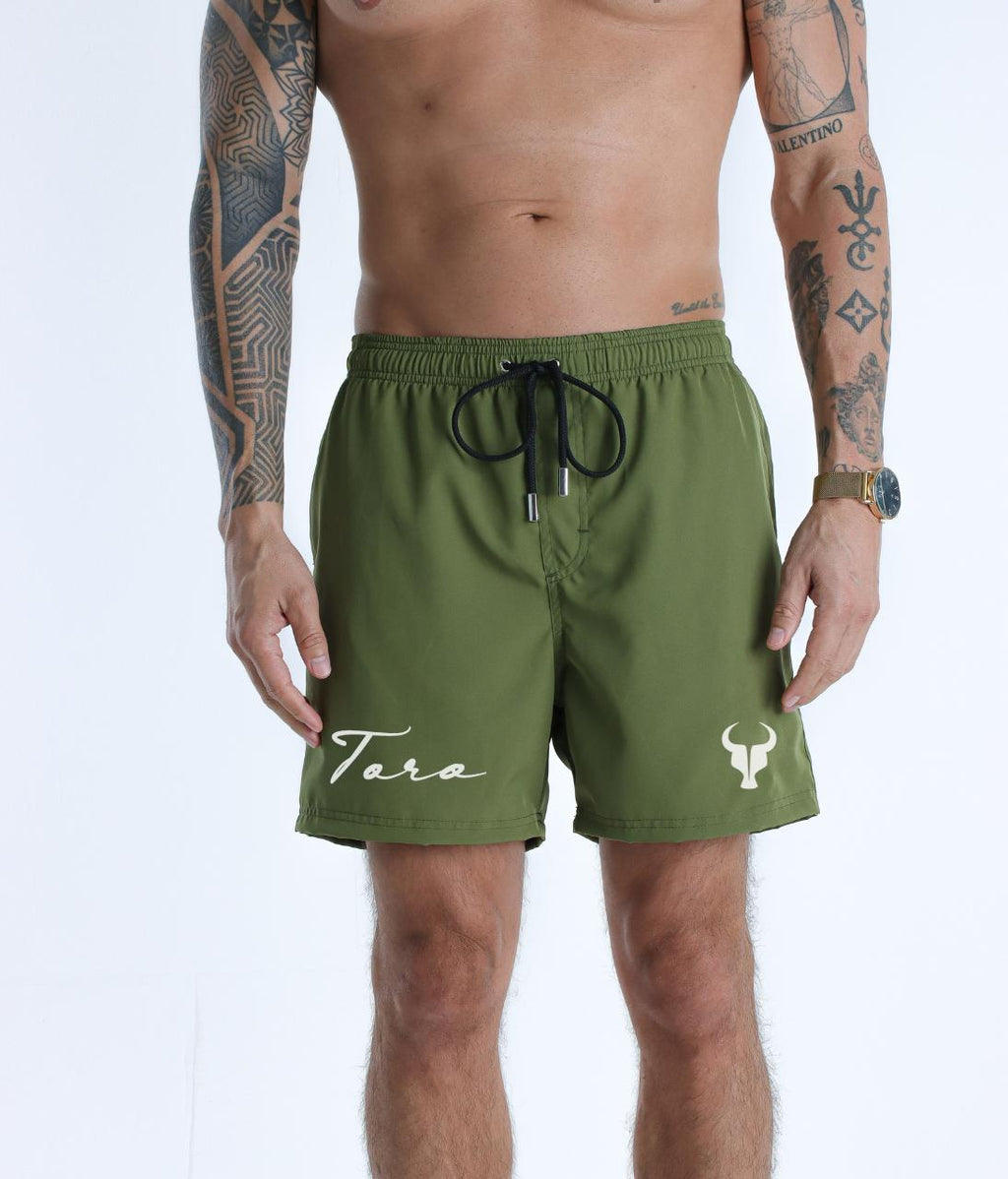 Short Toro Olive Signature