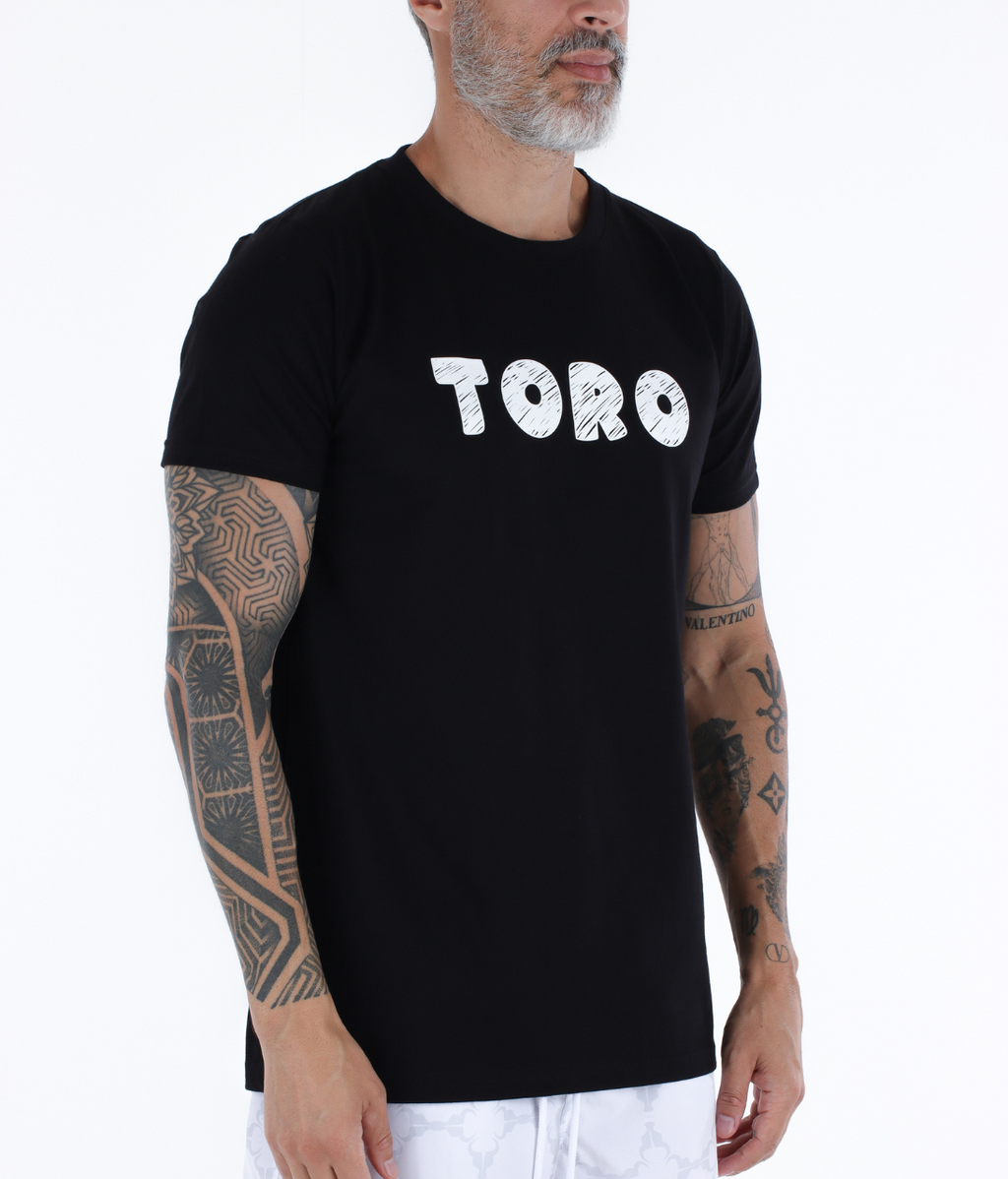 T-shirt Toro Sketch Flow Black Strong