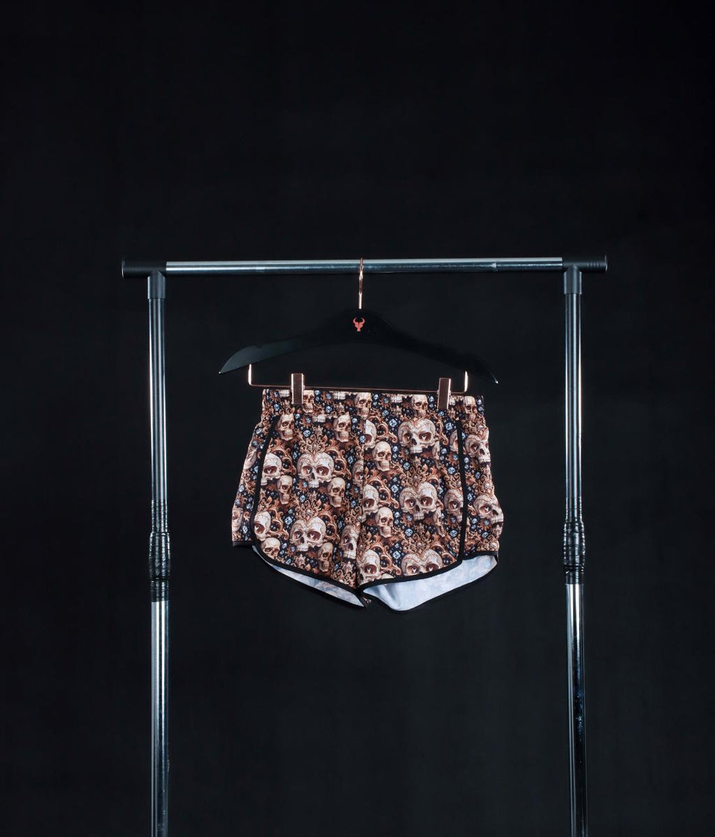 Short Toro Feminino Baroque Skull