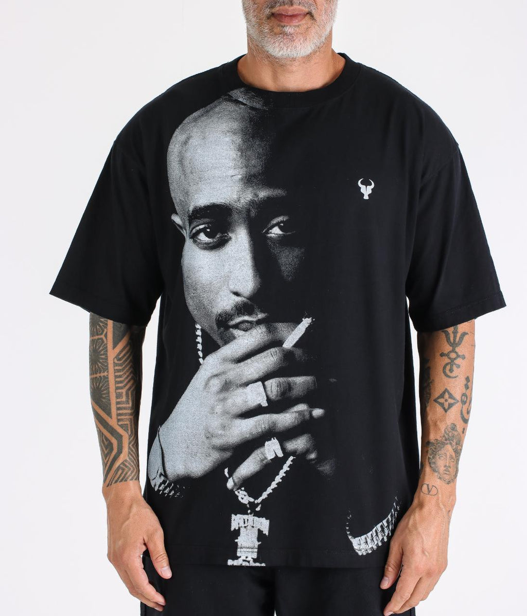 T-shirt Toro Over 2Pac Preta