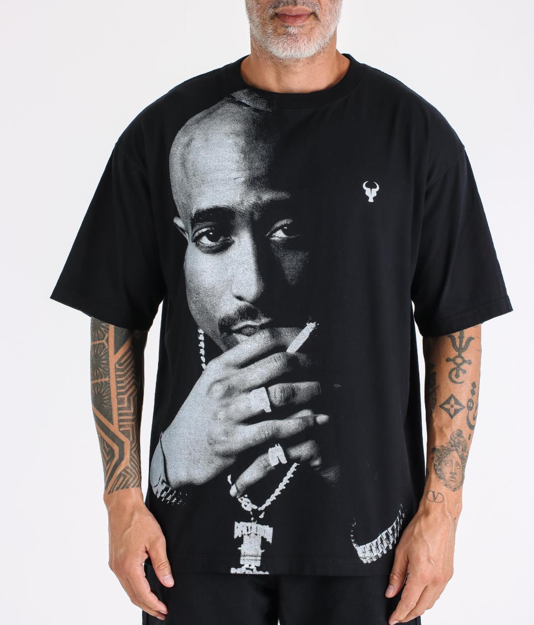 T-shirt Toro Over 2Pac Preta
