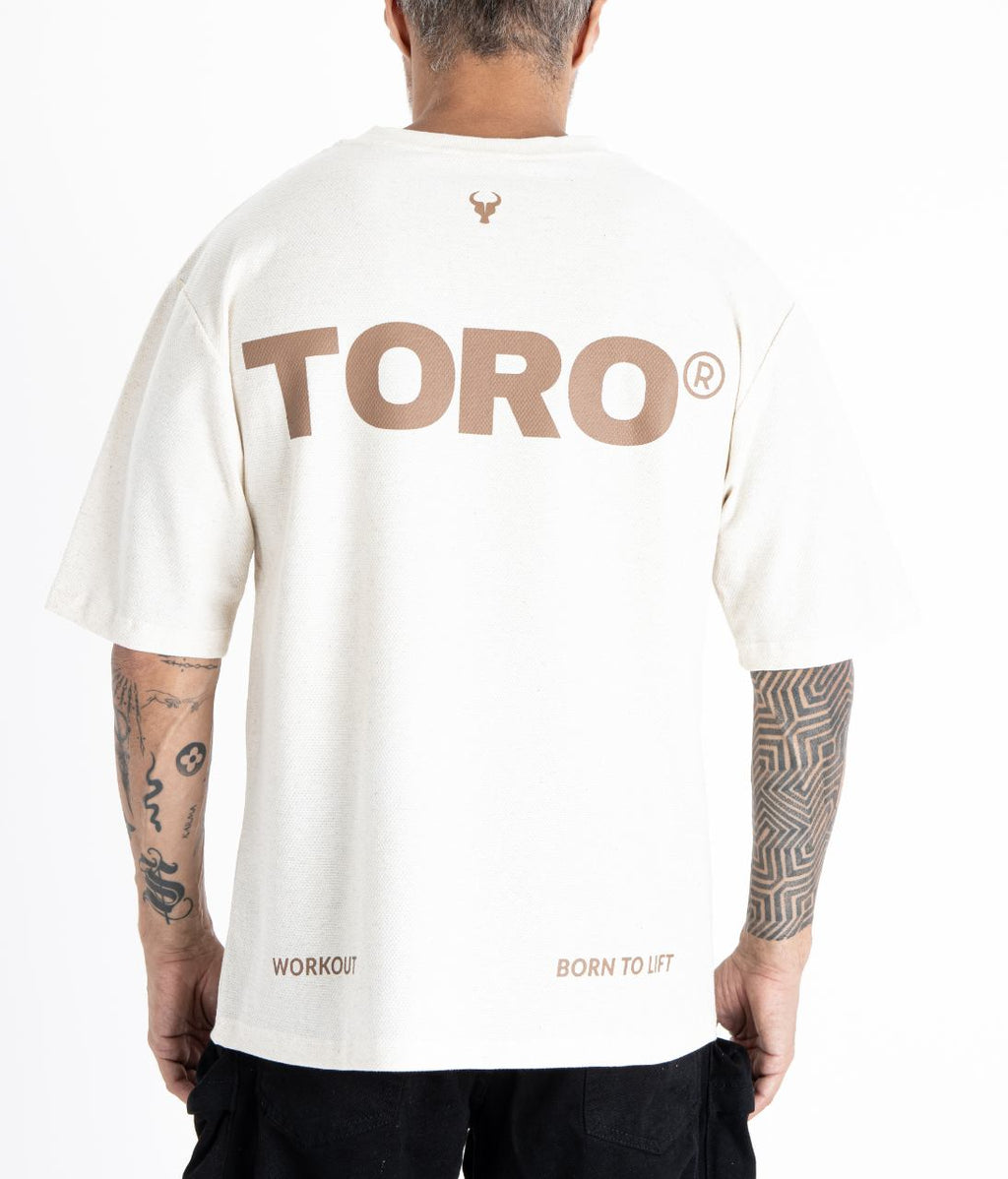 T-shirt Toro Clothing Over Born To Lift Areia