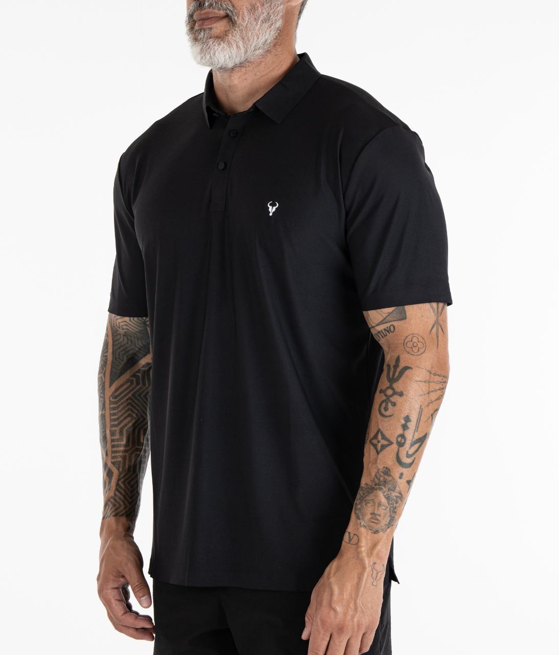 CAMISA POLO TORO TECH PRETA