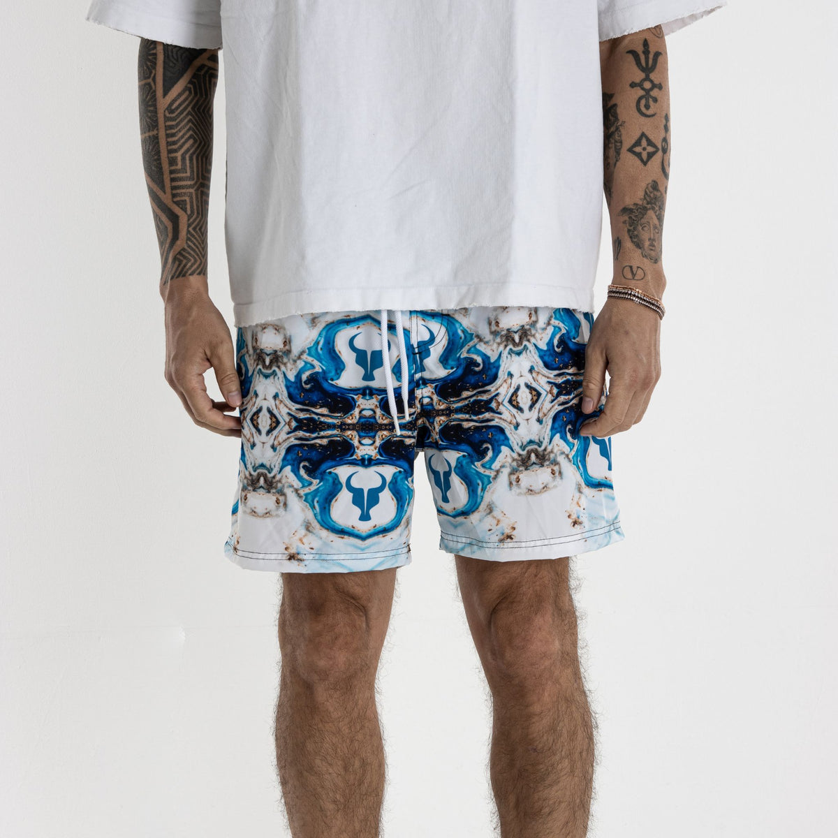Short Toro Masculino Marble Azure