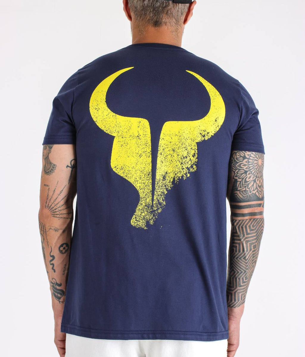 T-Shirt Toro Blue Grunge Yellow