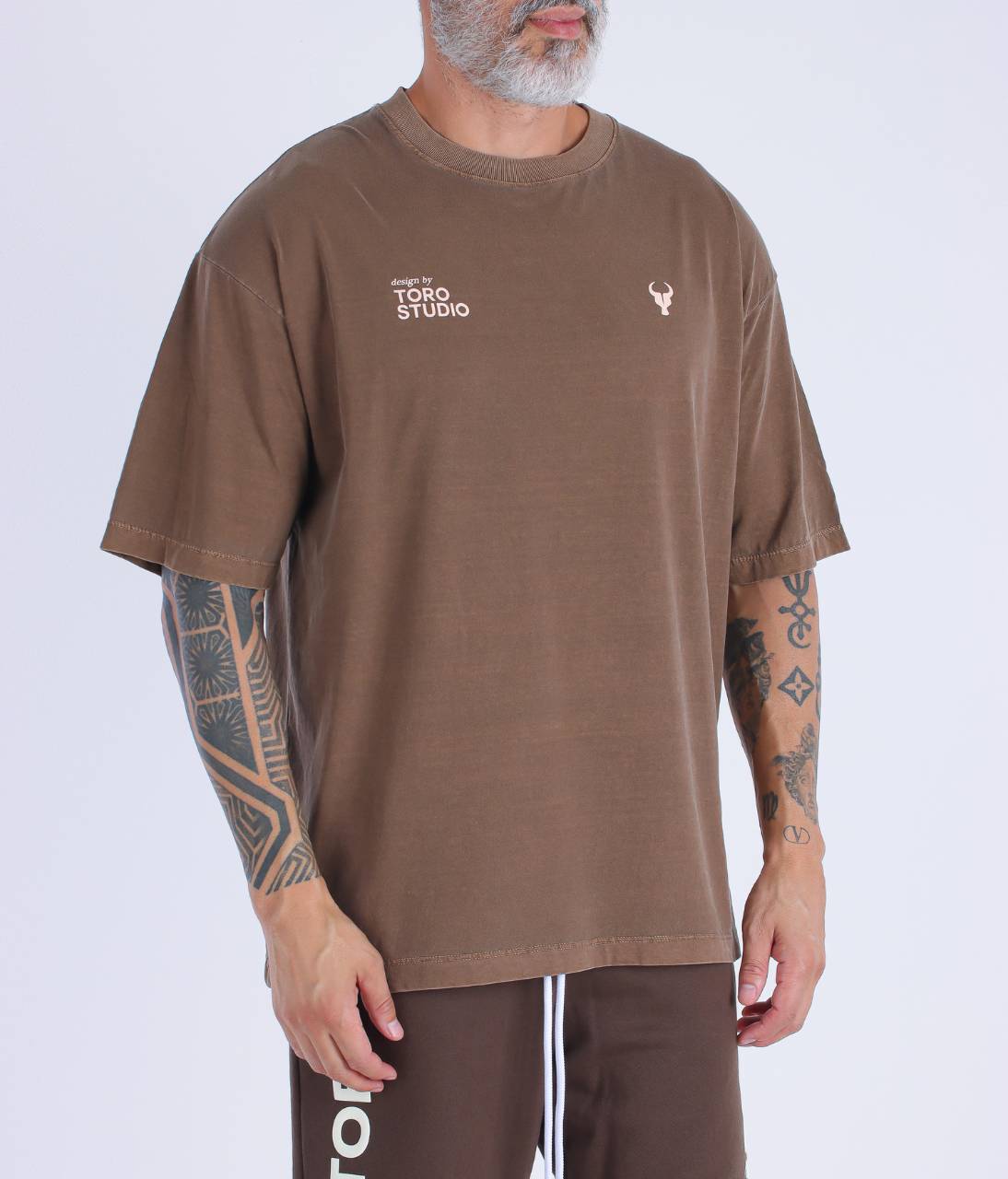 T-shirt Toro Over Studio Brown