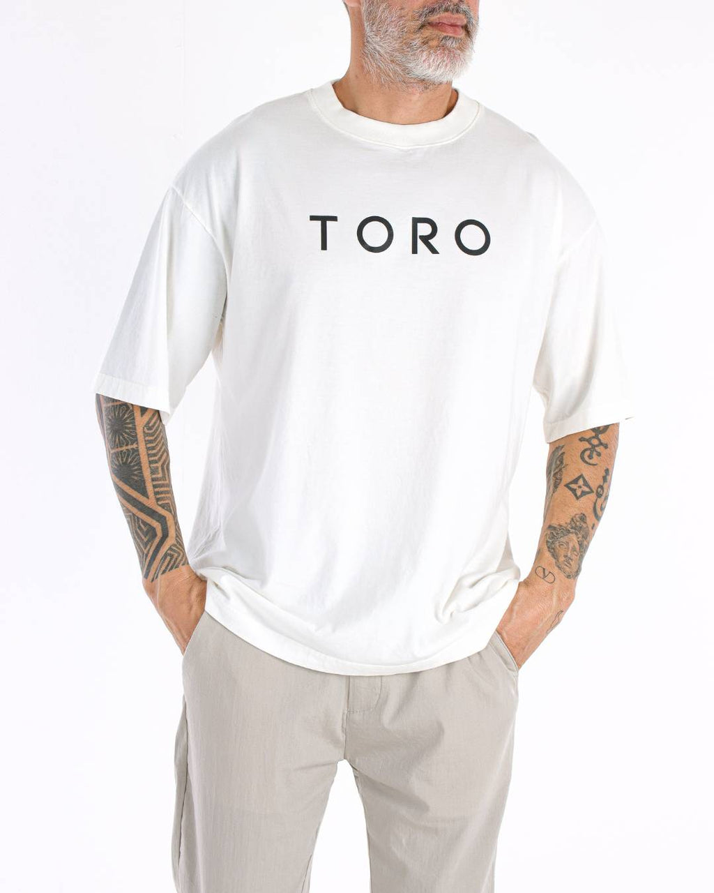 T-shirt Toro Over Splash Black Off/White