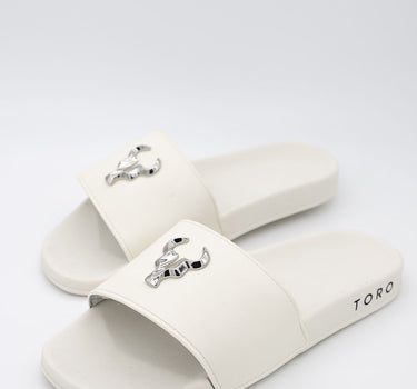Chinelo Toro Slide Branco Atenas