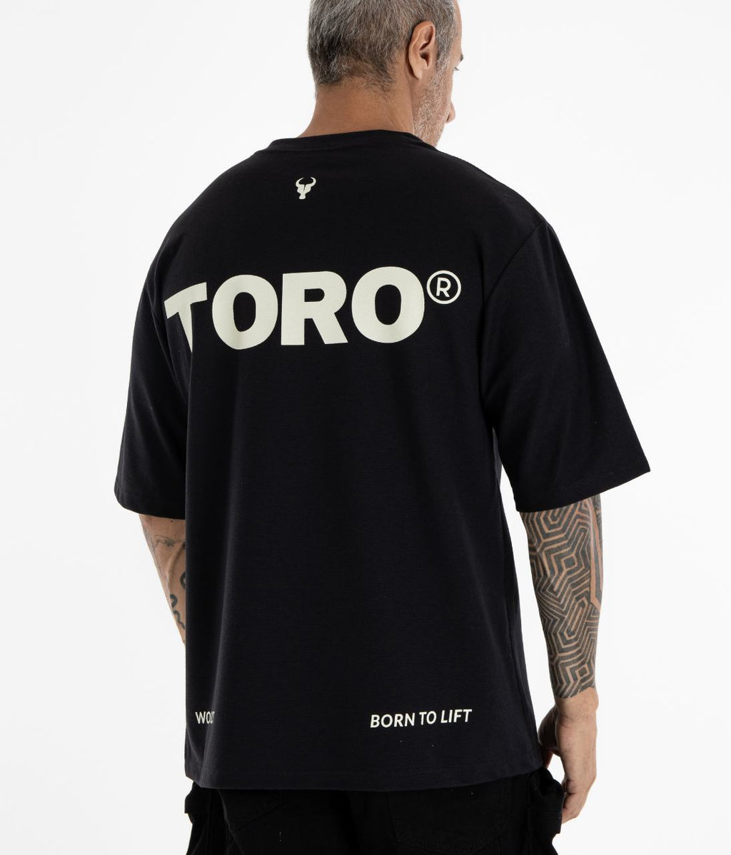 T-shirt Toro Clothing Over Born To Lift black