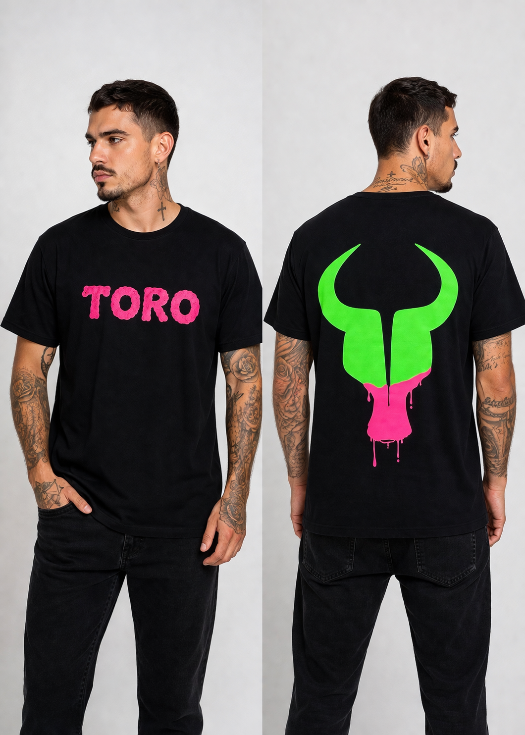 T-Shirt Toro  ICE Pink Green