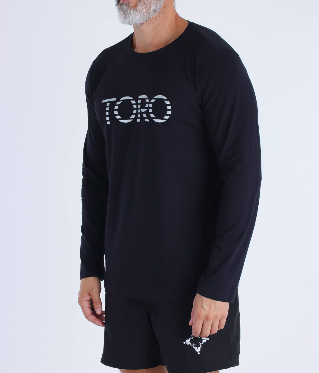T-shirt M/L Toro Future Prata fio egípcio Black