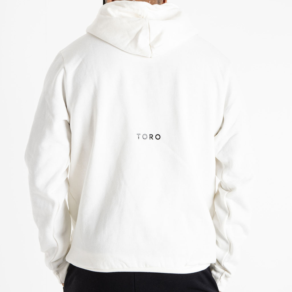 Moletom Toro Capuz  Básic Off White