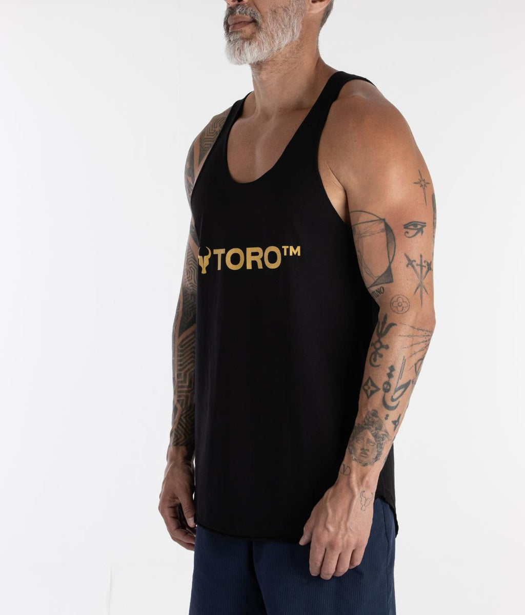 Regata Toro Black Marble Barra Arredondada