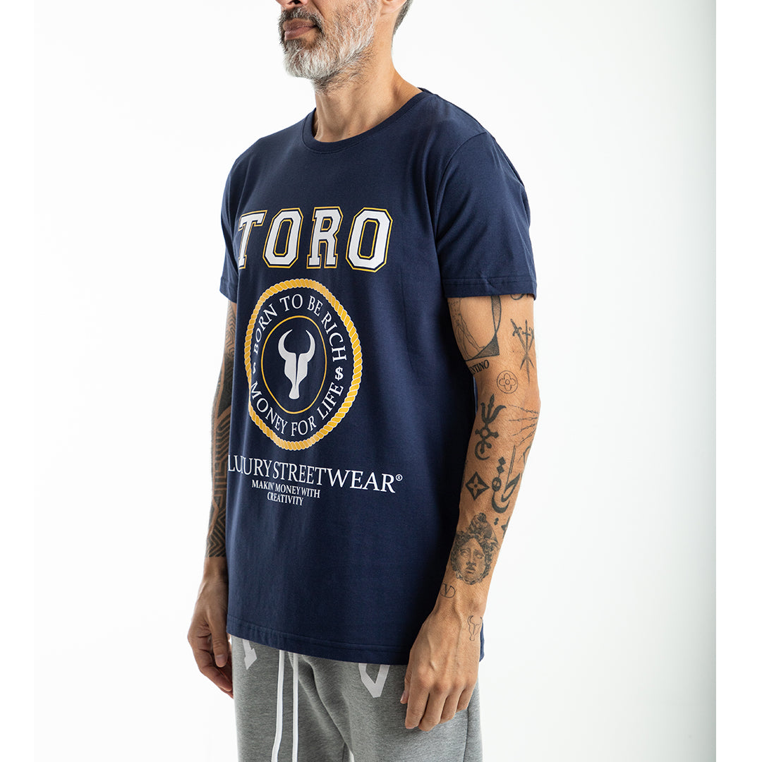 T-shirt Toro Blue Money For Life