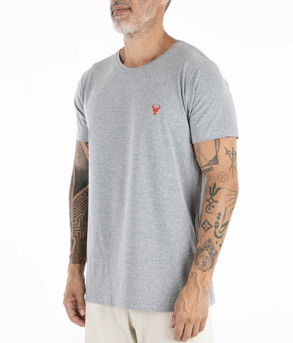 T-shirt Toro Fio egípcio mescla Smile