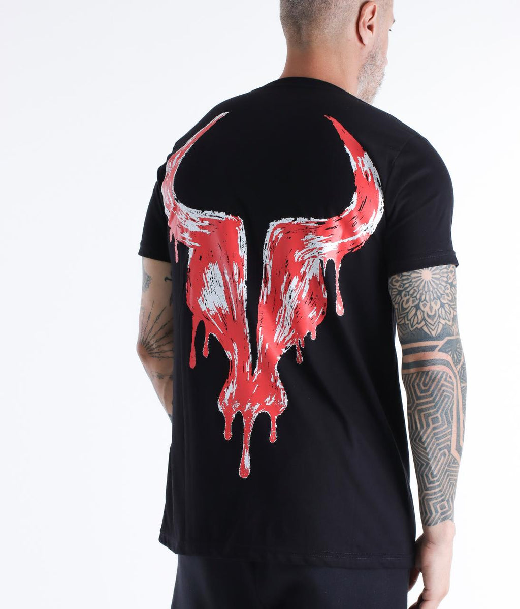 T-shirt Toro Wet Paint Black RED