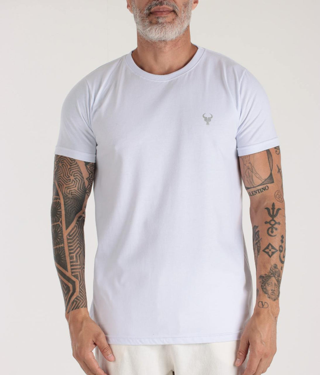 T-shirt Toro Branca Básica Silver
