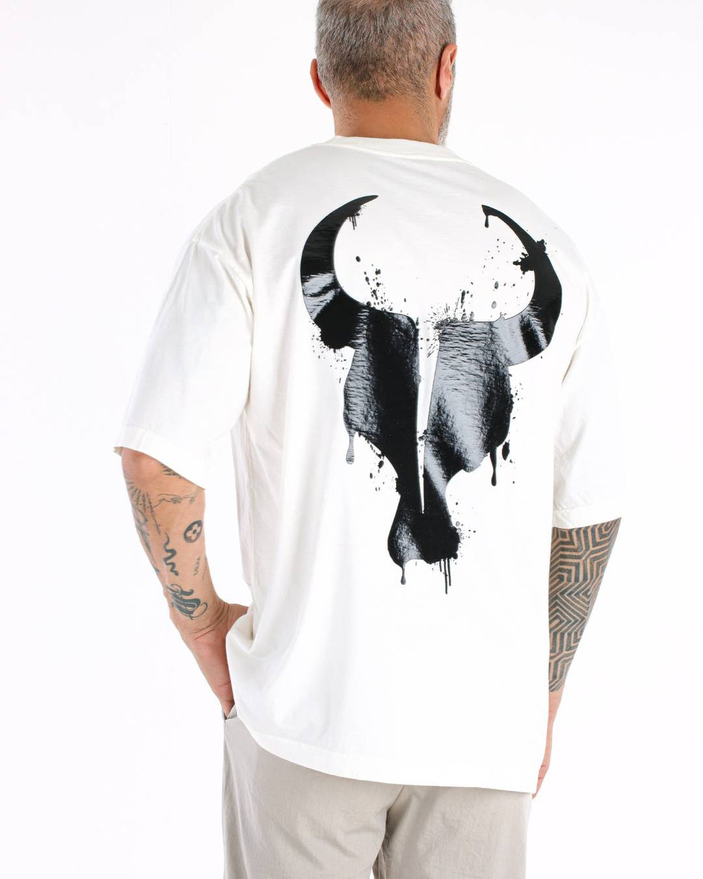 T-shirt Toro Over Splash Black Off/White