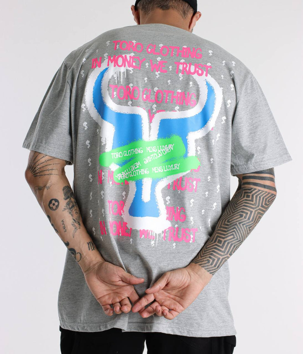 T-shirt Toro In Money We Trust Gray