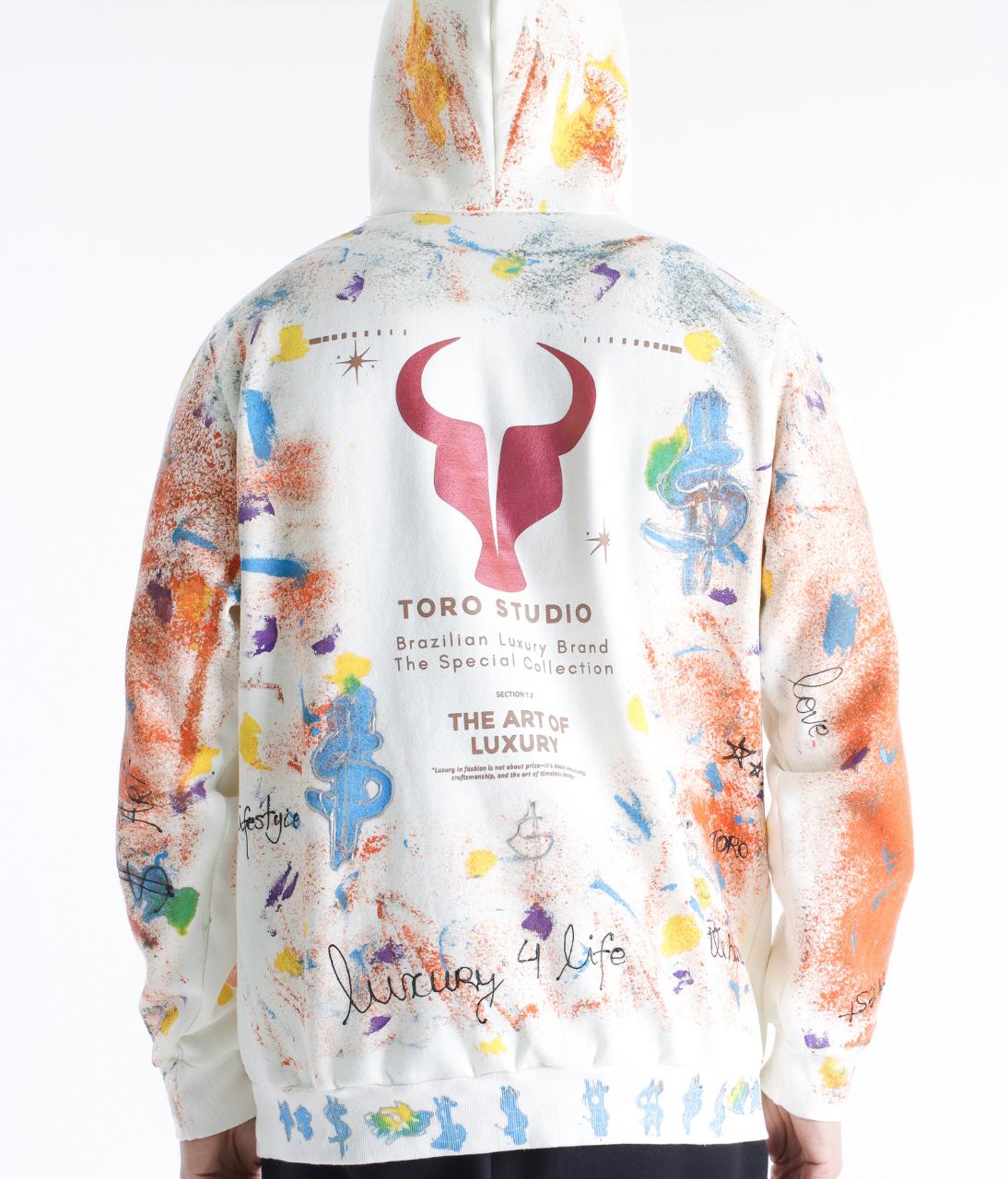 Moletom Toro Offwhite paint $