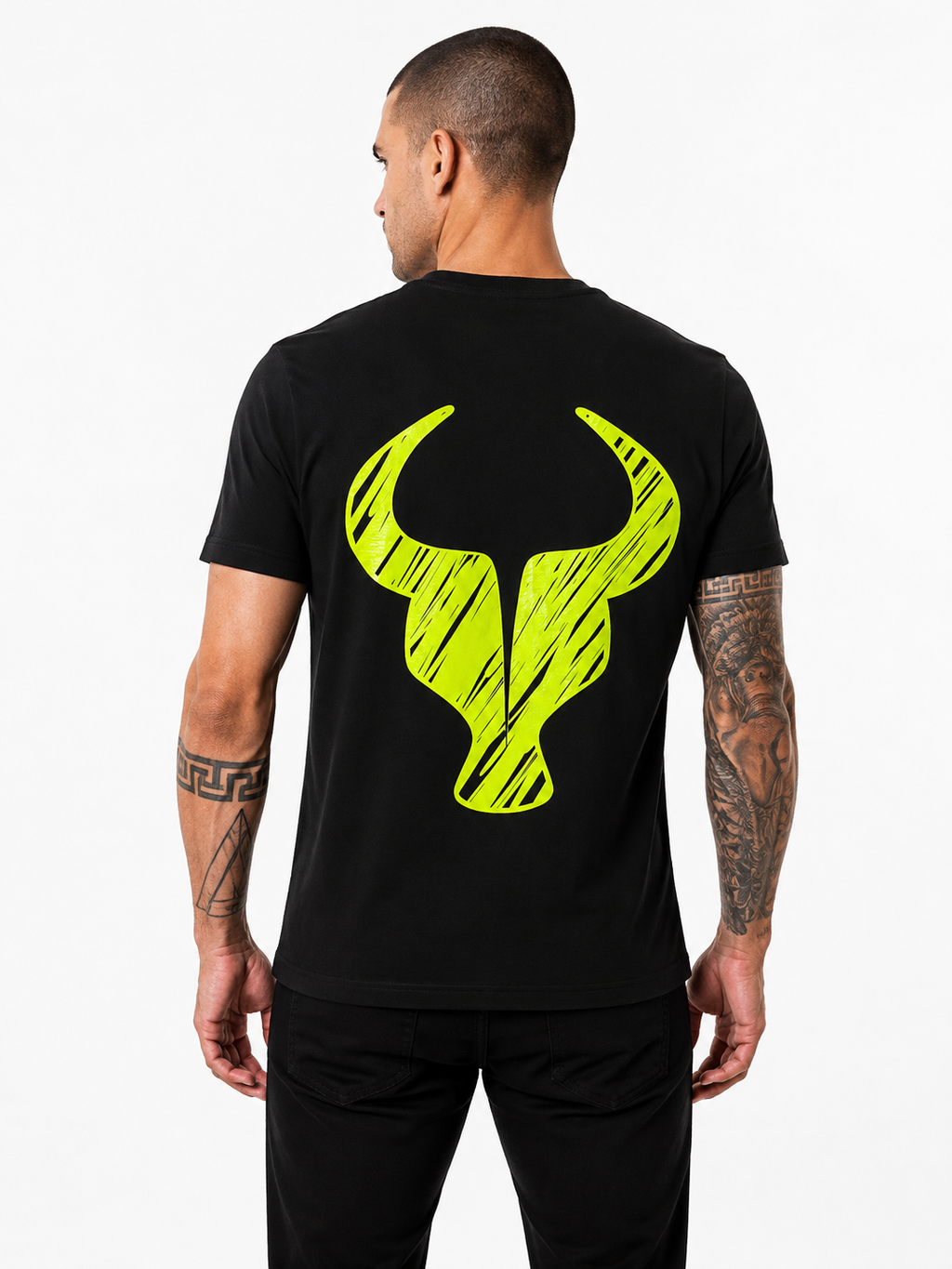 T-shirt Toro Sketch Verde Neon