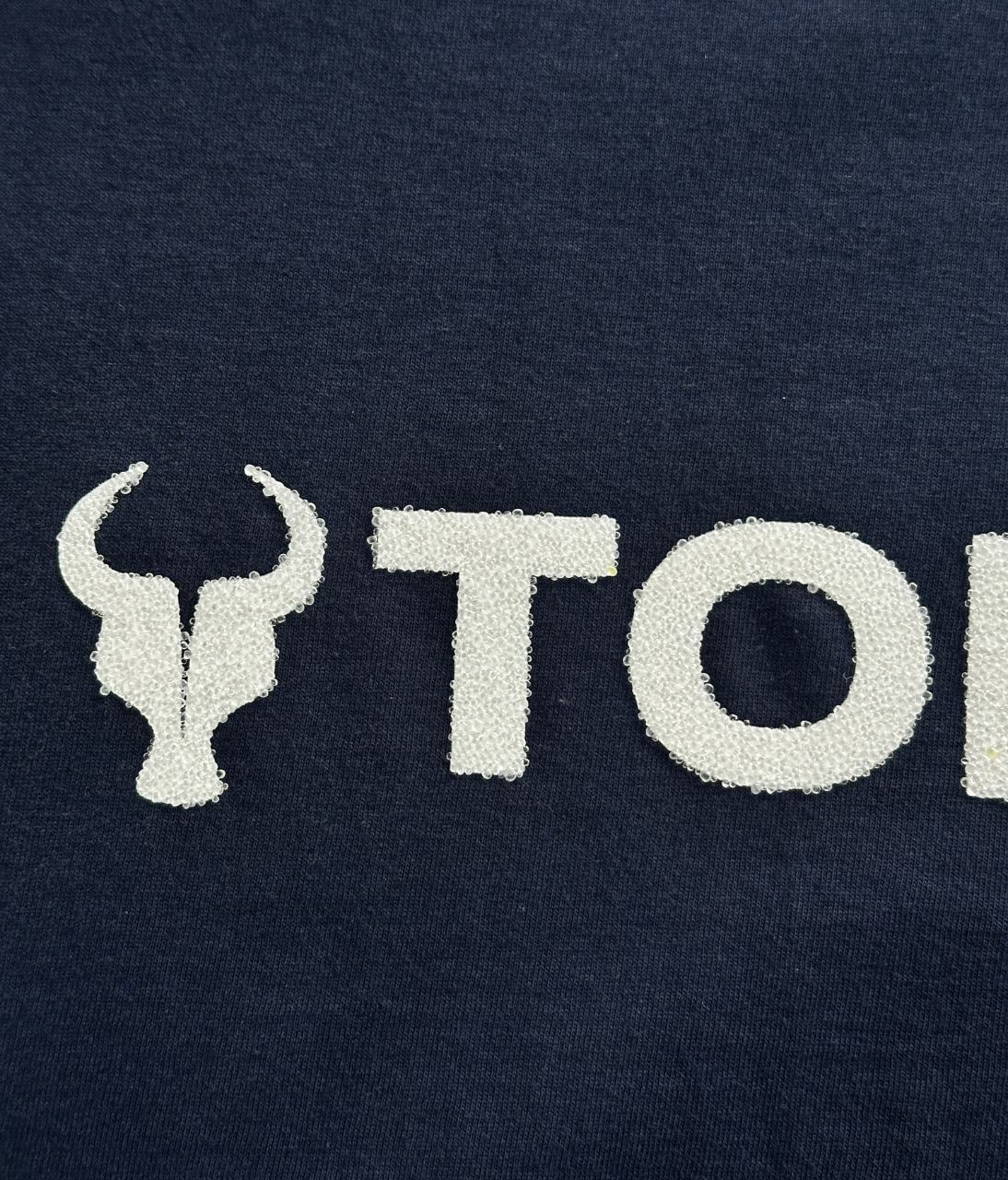 T-shirt Toro Pixel Logo Marinho