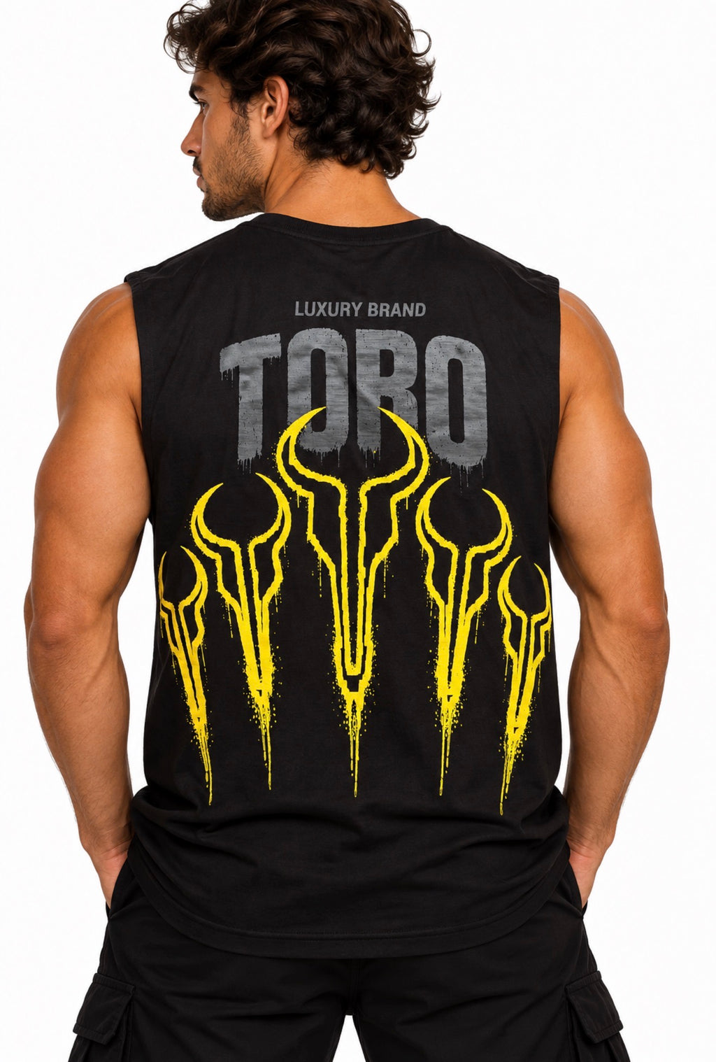 T-shirt S/M Toro Savage Bulls Yellow