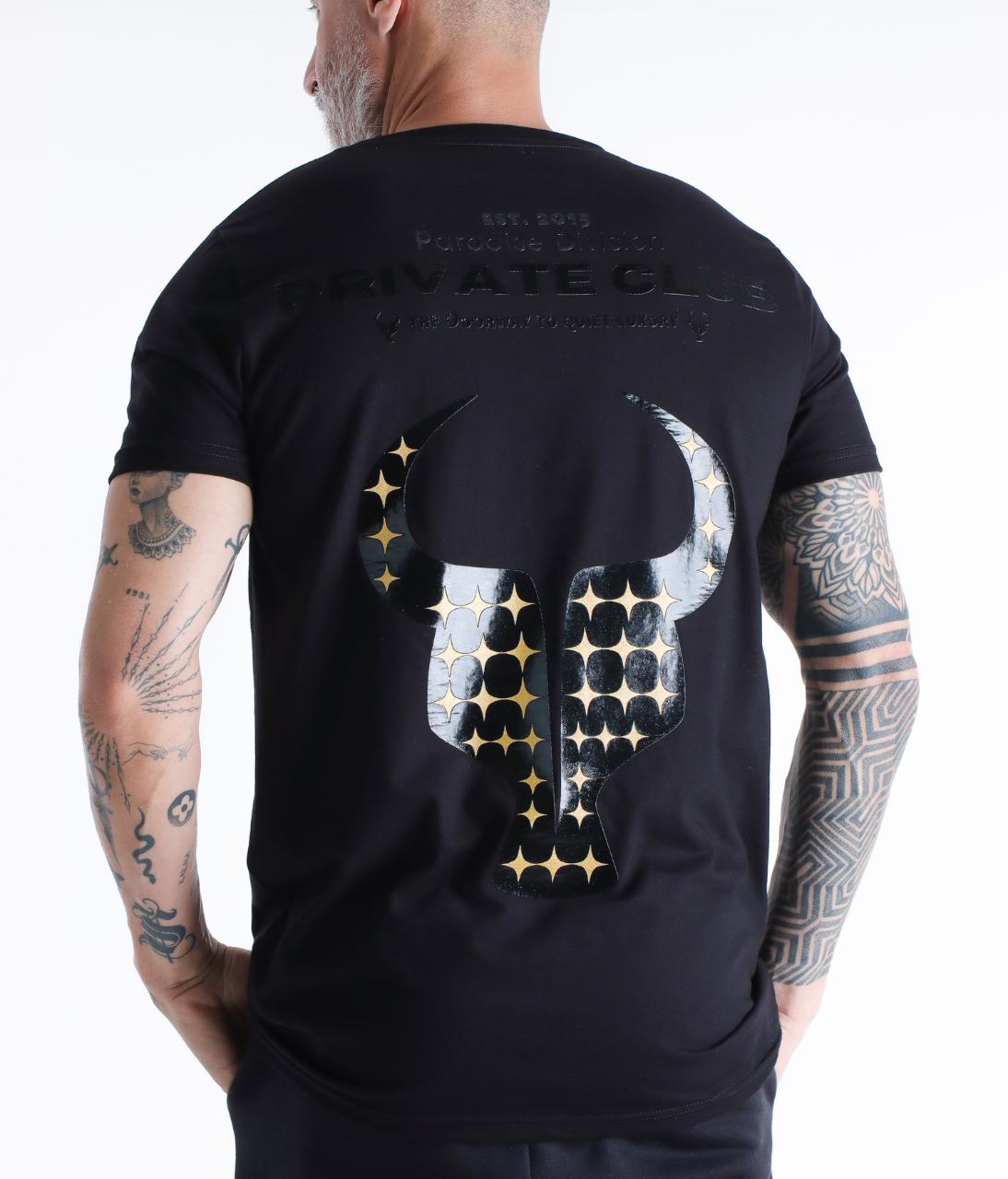 T-shirt Toro Private club Black GOLD