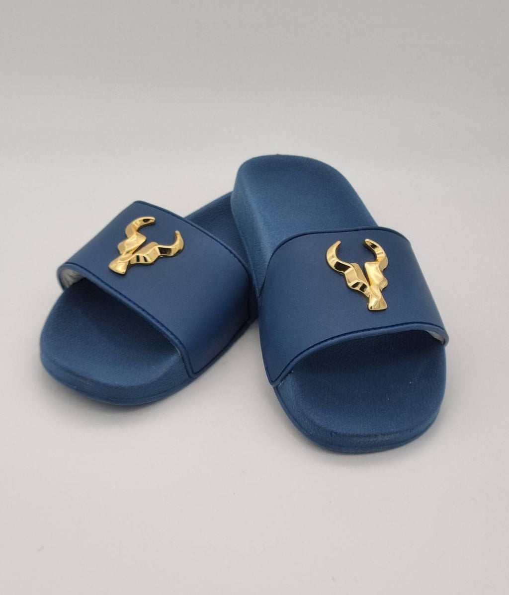 Chinelo Toro Slide Azul Poseidon