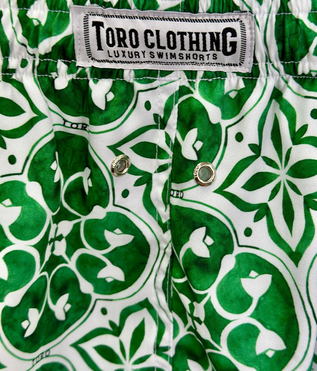 Short Toro Masculino Azulejo Mediterrâneo