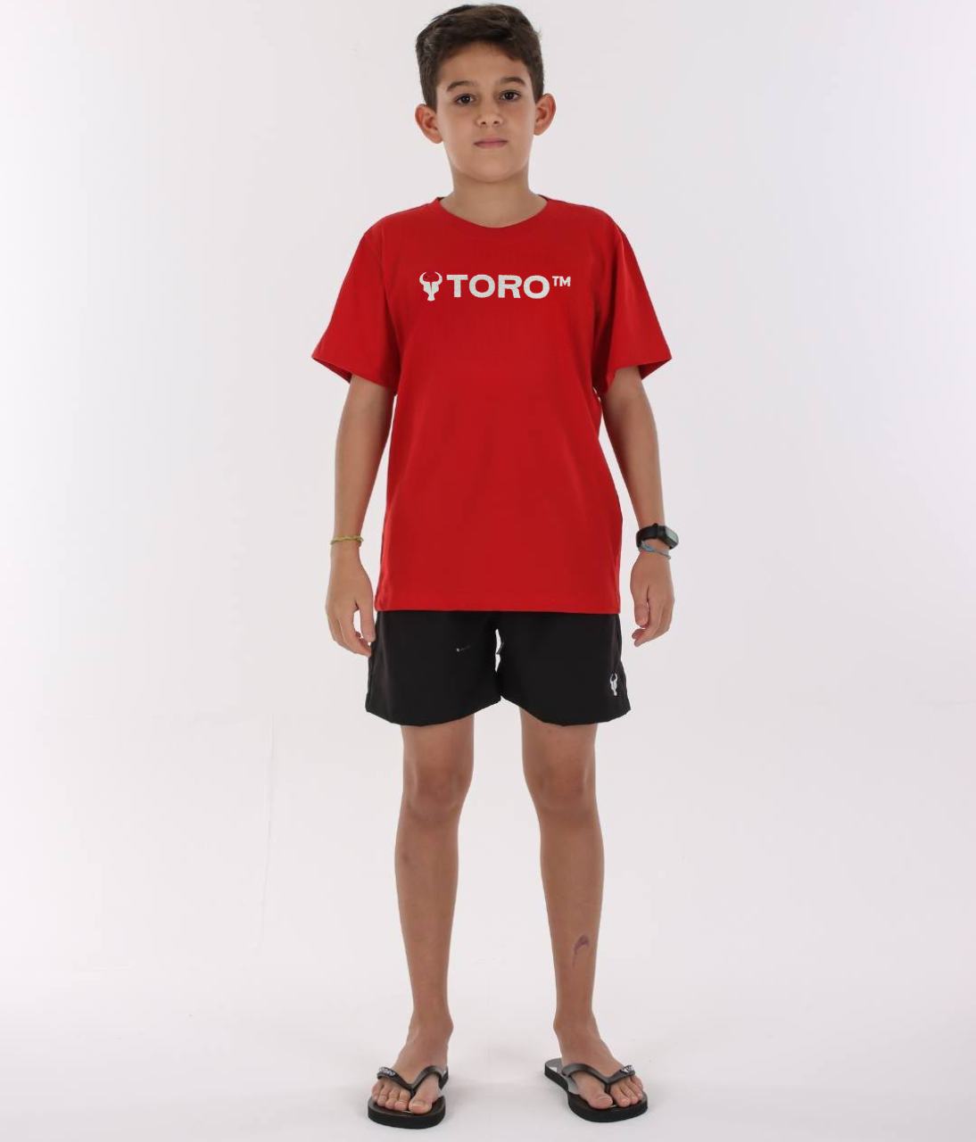 T-shirt Toro Kids Pixel Logo Red