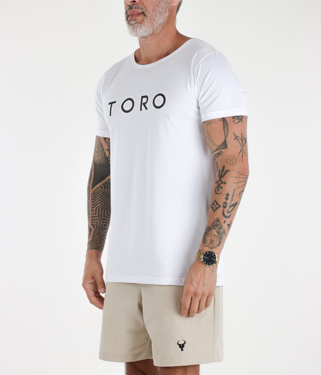 T-Shirt Toro Splash Fio Egípcio White