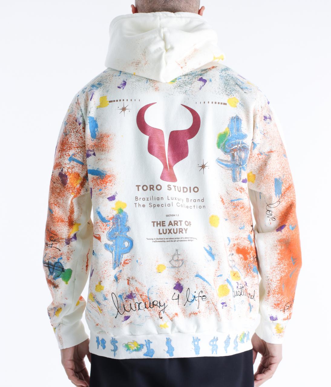 Moletom Toro Offwhite paint $