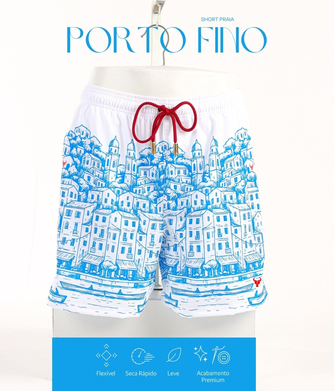 Short Toro Masculino Portofino