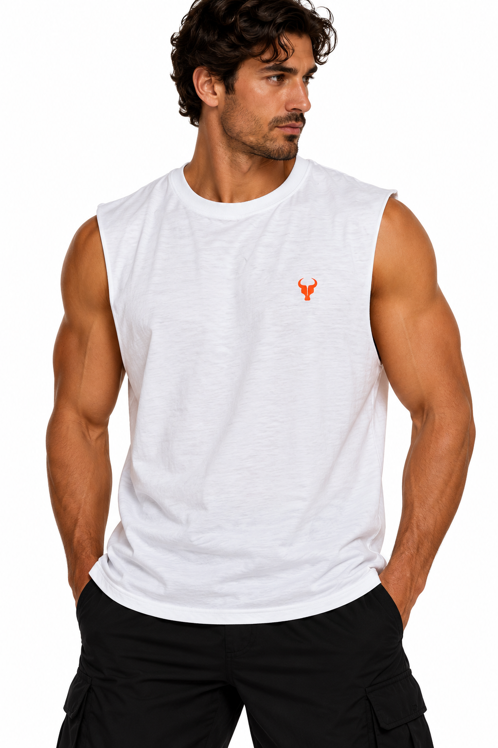 T-shirt S/M Toro Savage Bulls White