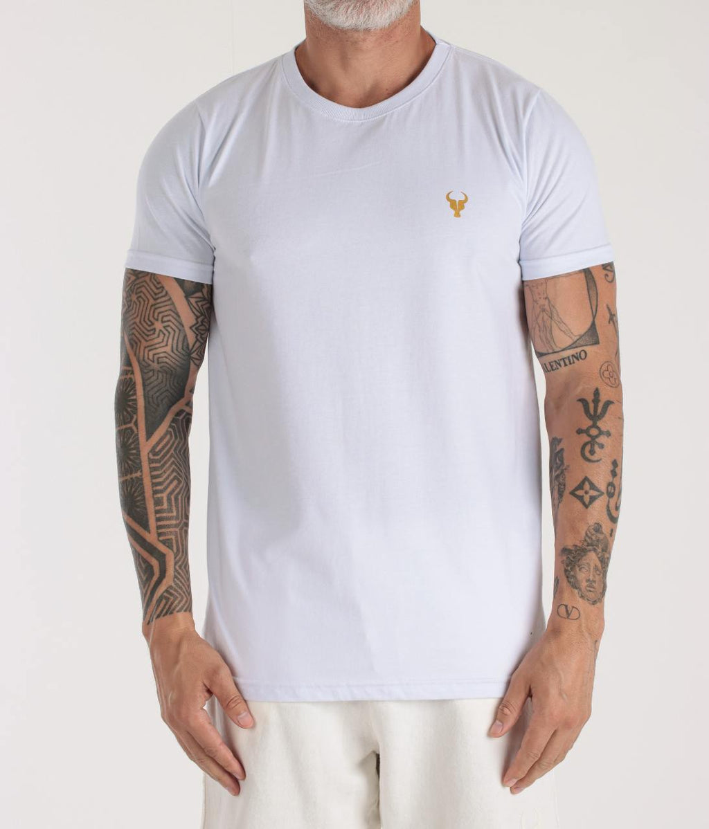 T-shirt Toro Branca Básica Gold
