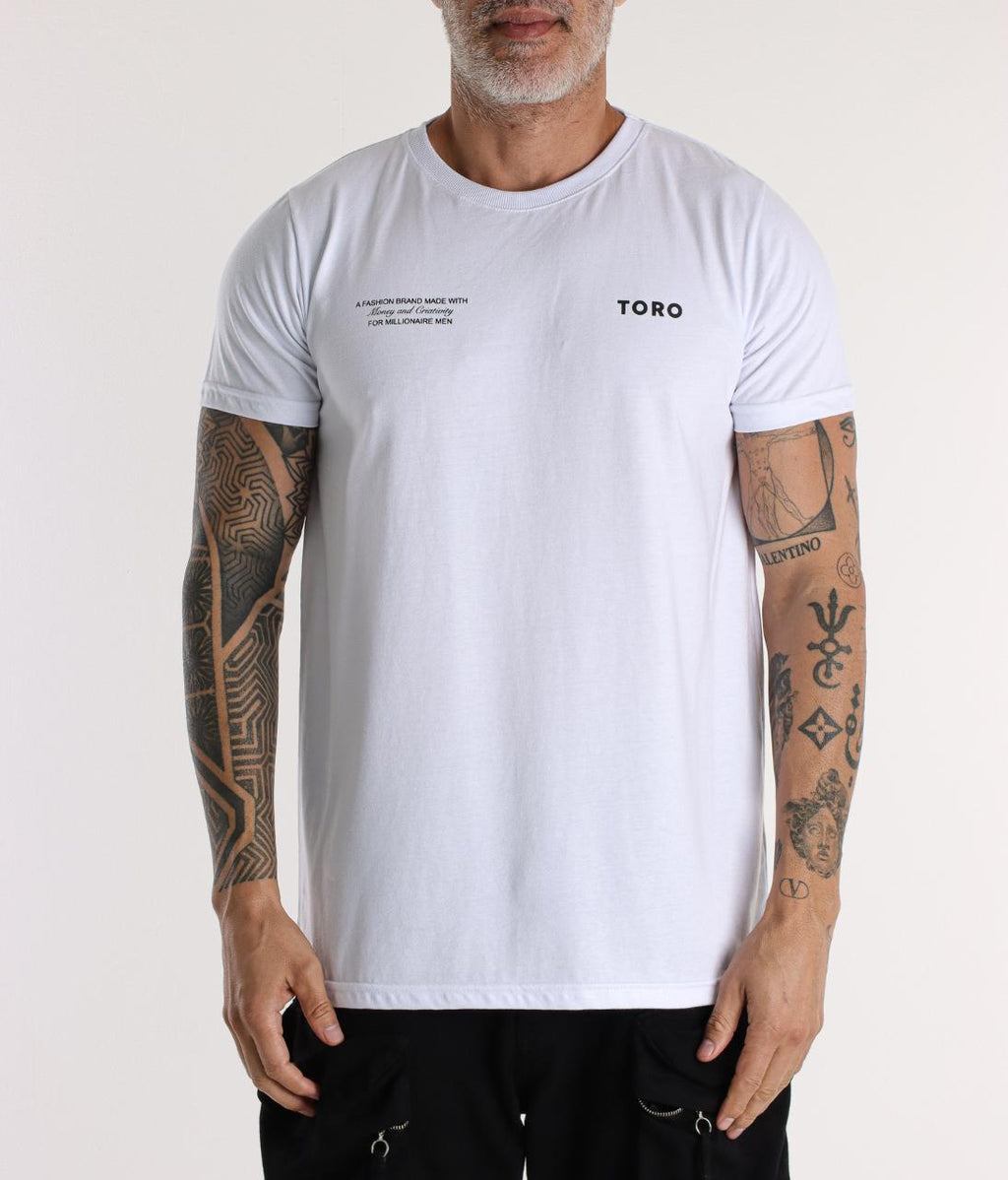 T-shirt Toro For Millionaire White