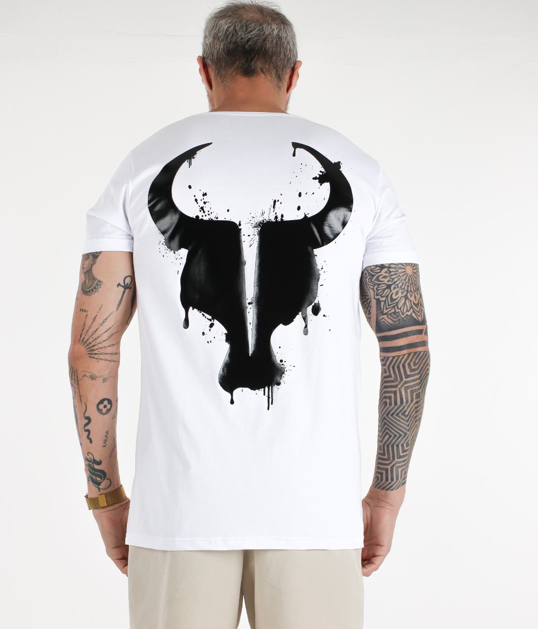 T-Shirt Toro Splash Fio Egípcio White