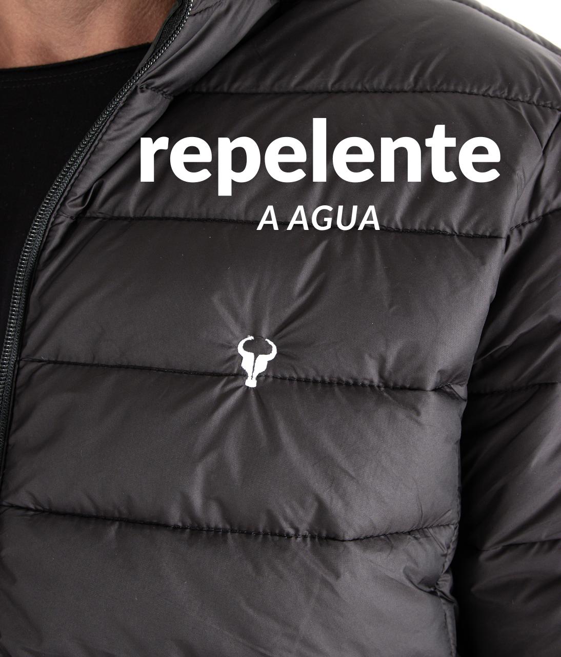 Jaqueta TORO Puffer Preta capuz destacável