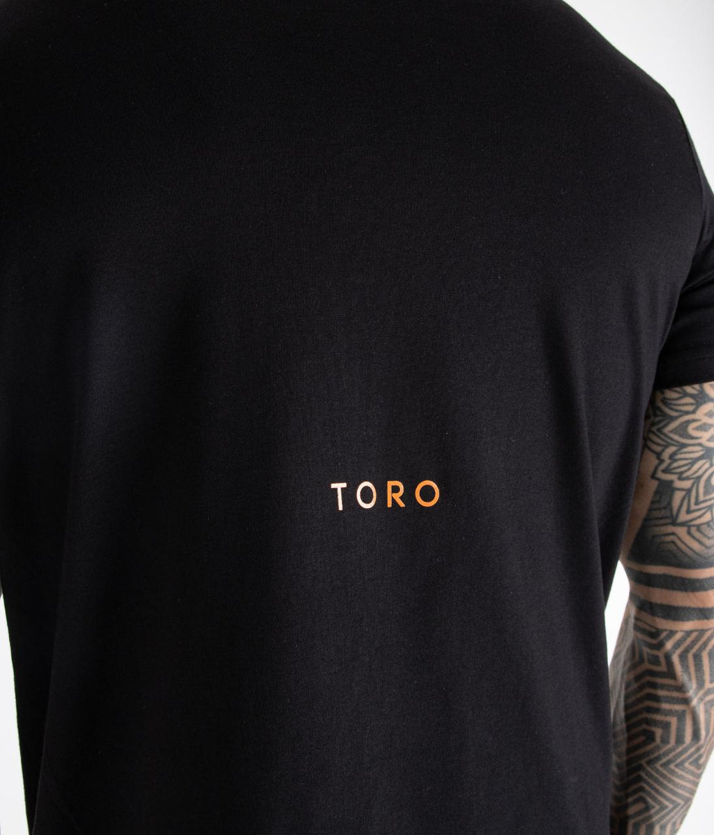 T-shirt TORO Flame Skull Black