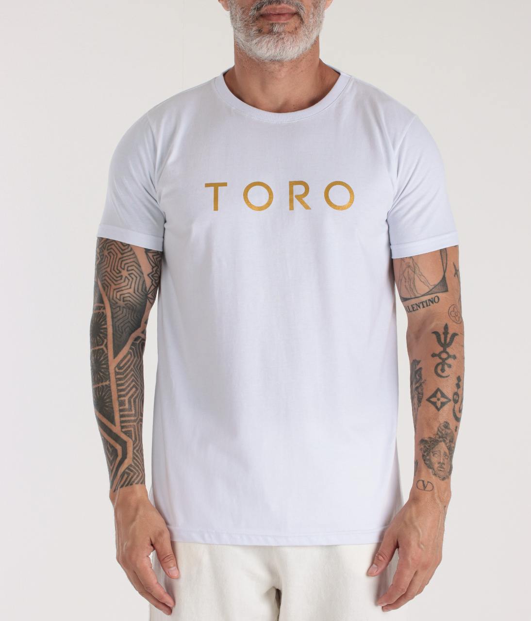 T-shirt Toro Branca Splash Gold