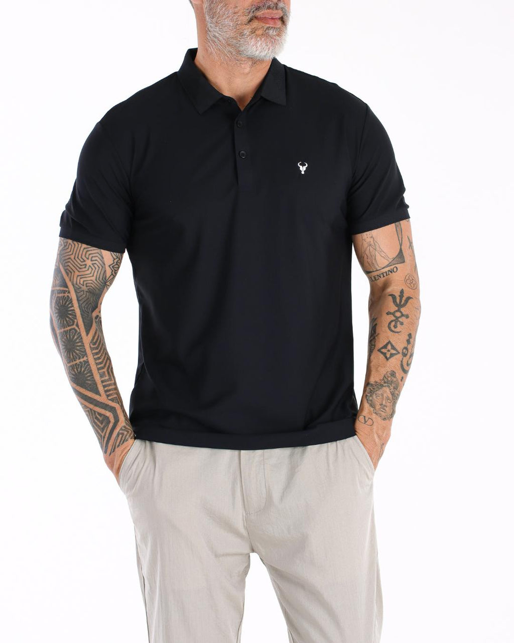 CAMISA POLO TORO TECH PRETA POLIAMIDA