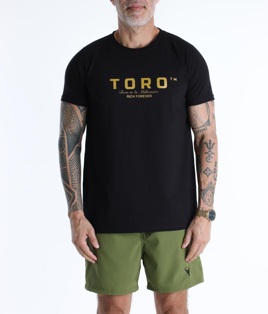 T-shirt Toro Marble black